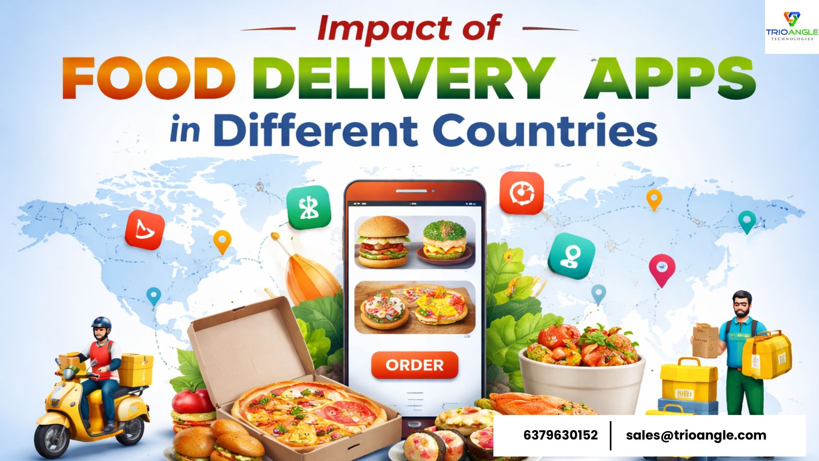 Impact of Food Delivery Apps in Different Countries 